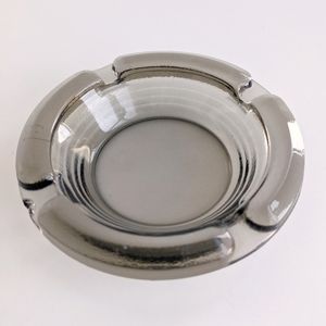 Grey smokey glass MCM ashtray